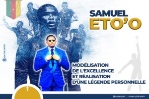 image mise en avant dans l'article Samuel Eto'o - Modélisation de l'Excellence et Réalisation d'une Légende Personnelle sur le site du Corec pnl du Père Antoine Thierry EDANG. Conception graphique adambita237 (alias adatheartist)