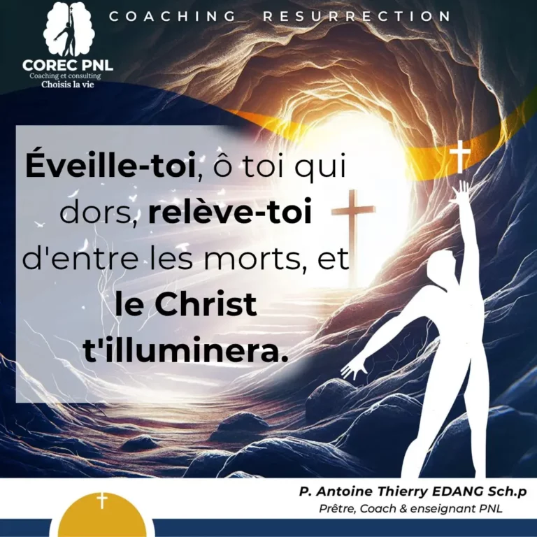 รveille-toi, รด toi qui dors, article du pรจre Antoine Thierry Edang coach certifiรฉ en pnl. Conception graphique adambita237 (alias adatheartist)