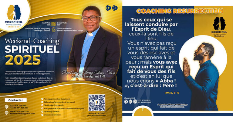 Méditation et auto-coaching du 6 au 10 juin 2025 par le père Antoine coach pnl et enseignant de pnl certifié